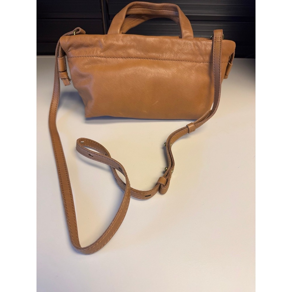 Madewell The Piazza Mini Crossbody Bag brown genuine leather purse new with tags